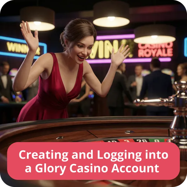 Creating and Logging into a Glory Casino Account