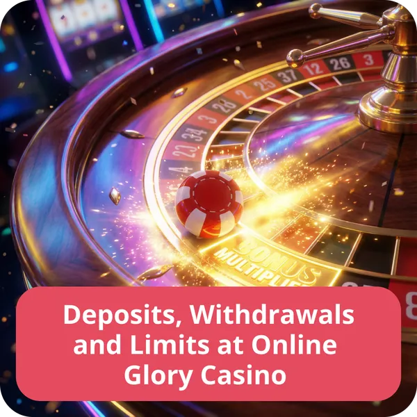 Deposits, Withdrawals and Limits at Online Glory Casino